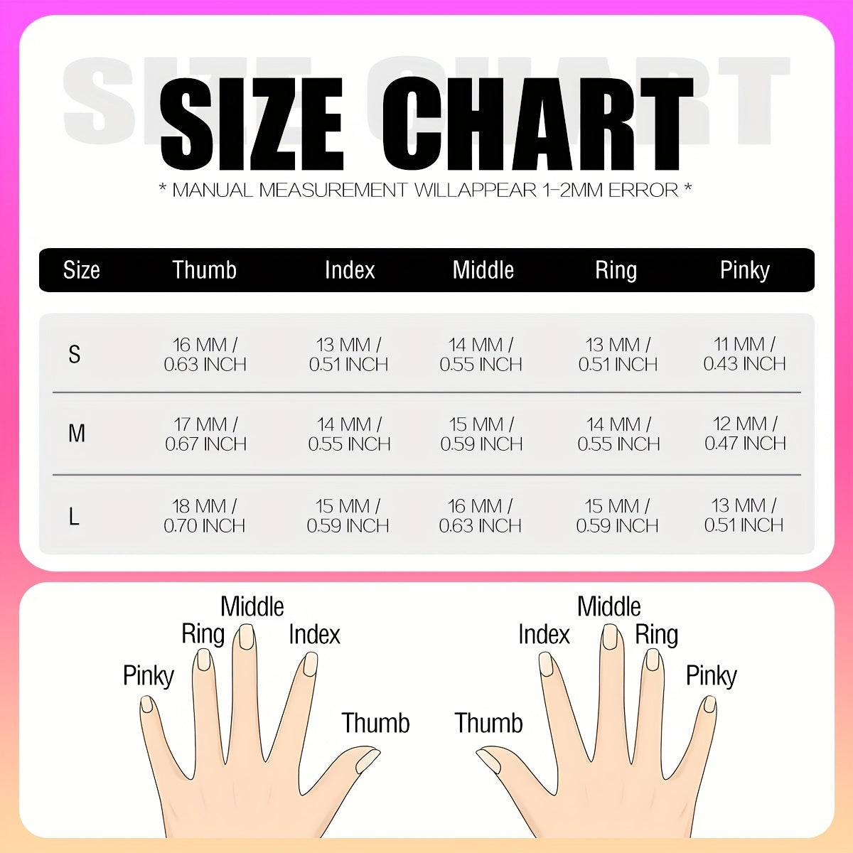 10pcs Handmade Short Ballet Nail Art Set - Glossy Red & Pink Heart Design with Glittery Gel Polish, Reusable Full Cover Press-On Nails with Hearts & Cuticle Wheel for Valentine's Day, Parties, Casual Attire - Easy Application Good Vibrations