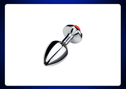 Lucky Clover Gem Anal Plug,S/M/L Size Four Leaf Clover Stainless Steel Crystal Jewelry Anal Butt Plugs Good Vibrations Adult Super Store