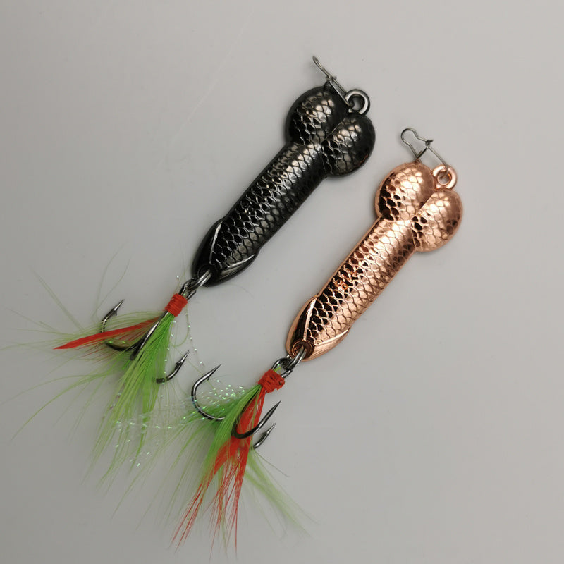 [Hard Metal Fish Lures] 2pcs/5pcs Hard Metal VIB Fish Lures Spoon Lure Artificial Baits with Rayon Cool Fishing Accessory Good Vibrations