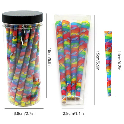 2pcs/ set Pre-Rolled Paper Set, Cones King Size, 58 Pack - Slow Burning Pre Rolled Cones With Tips & Packing Tubes Holiday Gifts For Friends Good Vibrations Adult Super Store