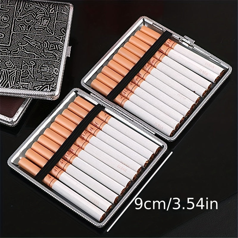 1pc, Cigarette Box Container Holder, Cigarette Box Cigarette Holder, Cigars Container 20pcs for Smoking, Smoking Accessories Good Vibrations
