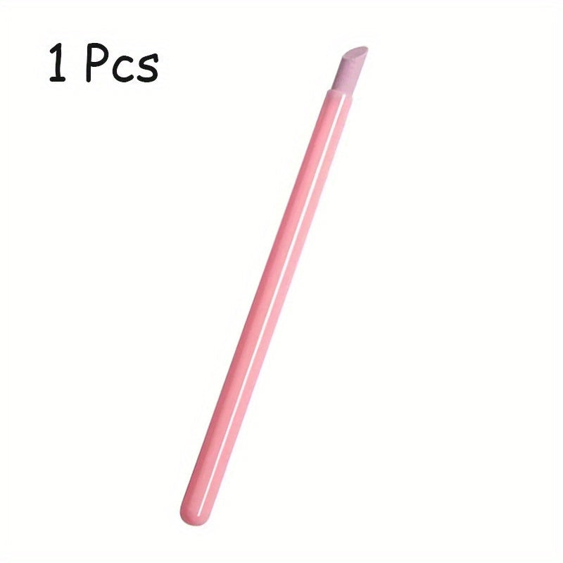 Quartz Nail File & Buffer Sticks – 1/5pcs Manicure Pen Tools for Cuticle & Dead Skin Removal, Unscented UV Gel Polish Nail Art Accessories Good Vibrations