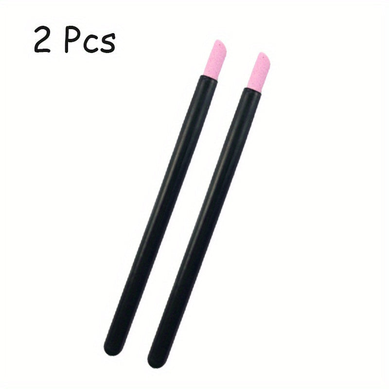 Quartz Nail File & Buffer Sticks – 1/5pcs Manicure Pen Tools for Cuticle & Dead Skin Removal, Unscented UV Gel Polish Nail Art Accessories Good Vibrations