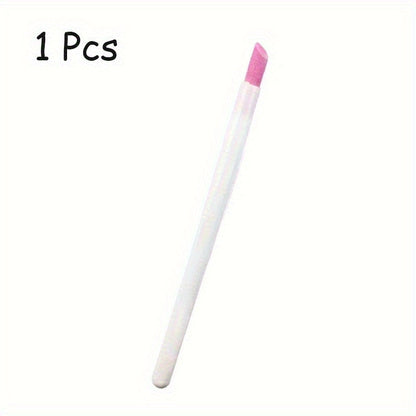 Quartz Nail File & Buffer Sticks – 1/5pcs Manicure Pen Tools for Cuticle & Dead Skin Removal, Unscented UV Gel Polish Nail Art Accessories Good Vibrations