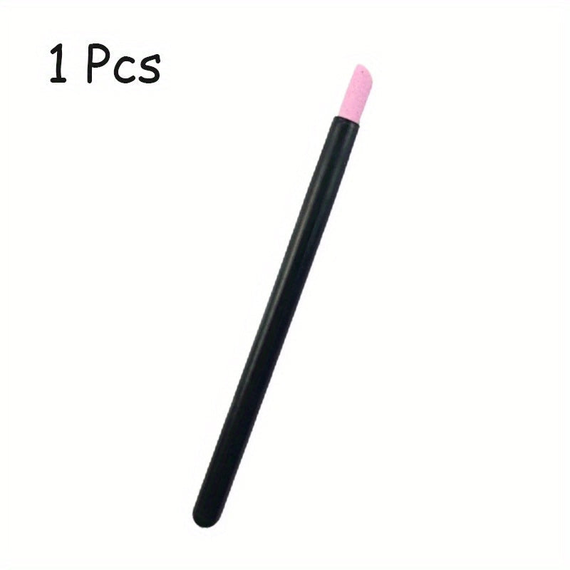 Quartz Nail File & Buffer Sticks – 1/5pcs Manicure Pen Tools for Cuticle & Dead Skin Removal, Unscented UV Gel Polish Nail Art Accessories Good Vibrations