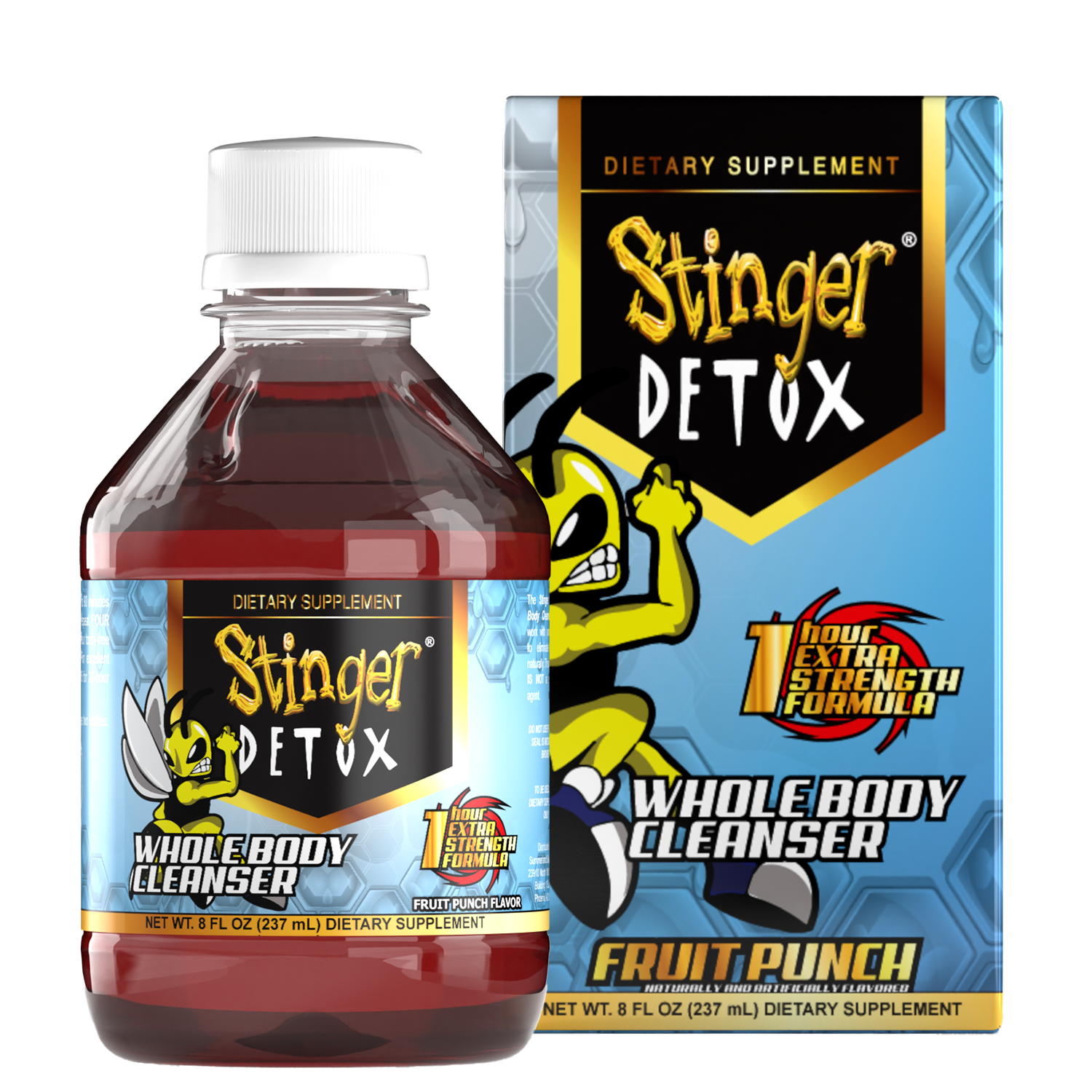 Stinger Detox | Whole Body Cleanser 1-Hour Extra Strength Drink– 8 FL OZ Desert Depot