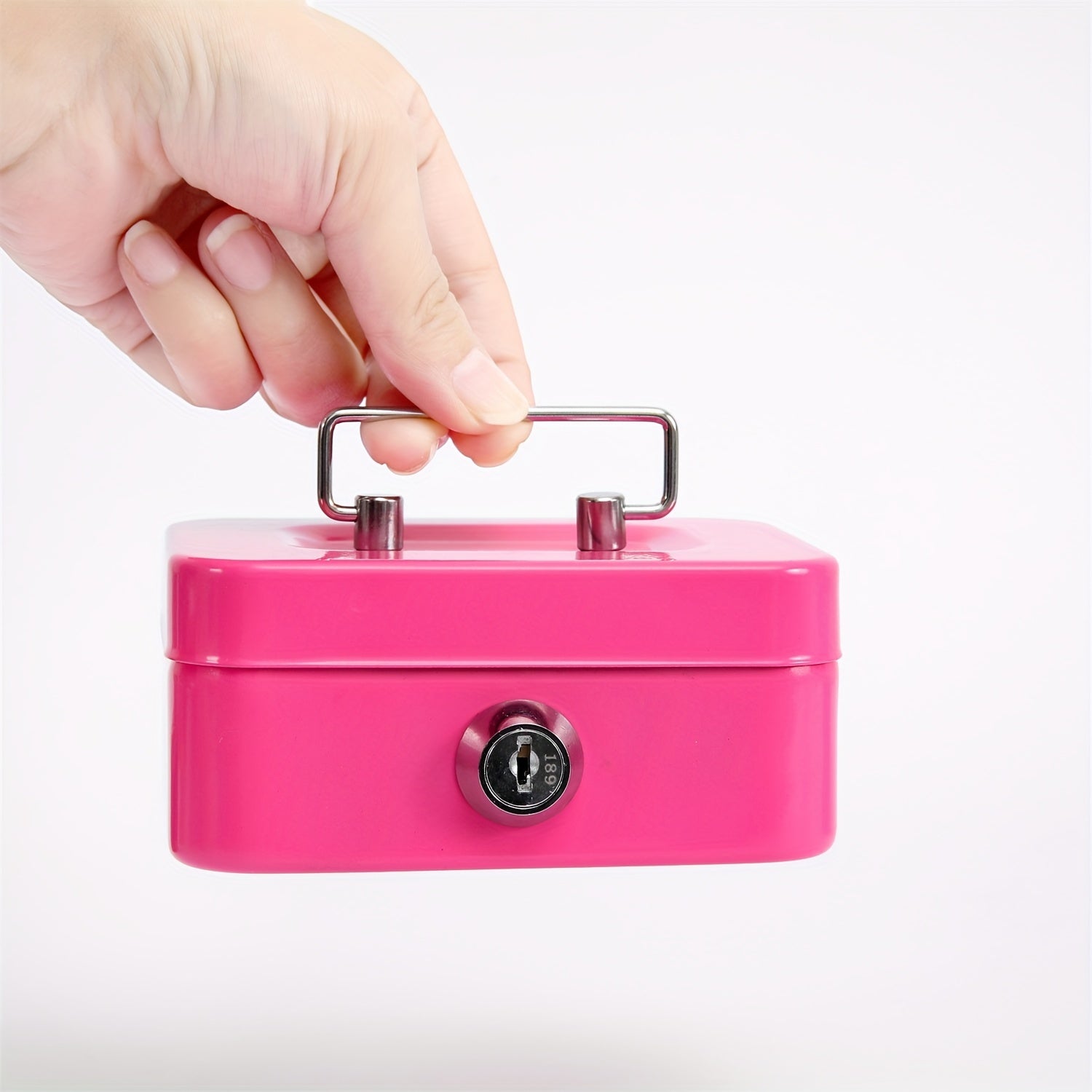 1pc Metal Keylock Storage Box, Money Box, Adult Deposit Box, Coin Deposit Box, Adult Deposit Box, Deposit Box, Cash Register 4.5 * 3.8* 2.3"/11.5 * 9.9 * 5.8cm Good Vibrations Adult Super Store