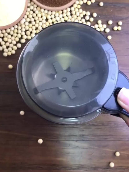 [High Power Electric Grinder] 25000 RPM High Power Electric Grinder - 1pc Stainless Steel Blade Mill for Beans, Nuts, Spices & Coffee, Silvery Finish, Easy to Clean, 110V US Plug (Ideal Holiday Gift), Coffee Grinder | Sleek G Good Vibrations