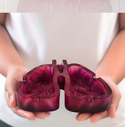 Room Decor 1pc Artistic Lung-Shaped Resin Ashtray, Creative Home Office Decorative Gift, Smoking Room Accessory Good Vibrations Adult Super Store