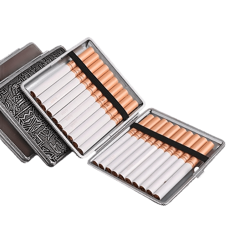1pc, Cigarette Box Container Holder, Cigarette Box Cigarette Holder, Cigars Container 20pcs for Smoking, Smoking Accessories Good Vibrations