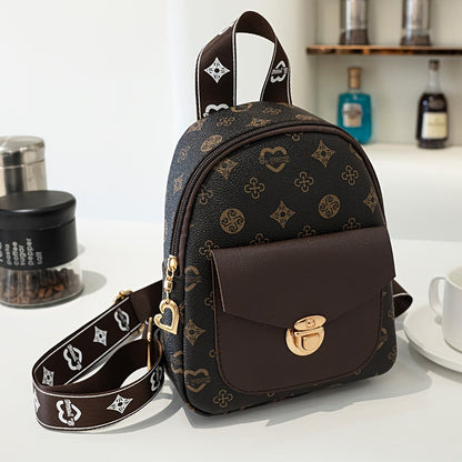 Fashionable Trendy Backpack, Daily Commuting Essential Lightweight Backpack, Mobile Phone Leisure Bag, Camera Leisure Bag Good Vibrations