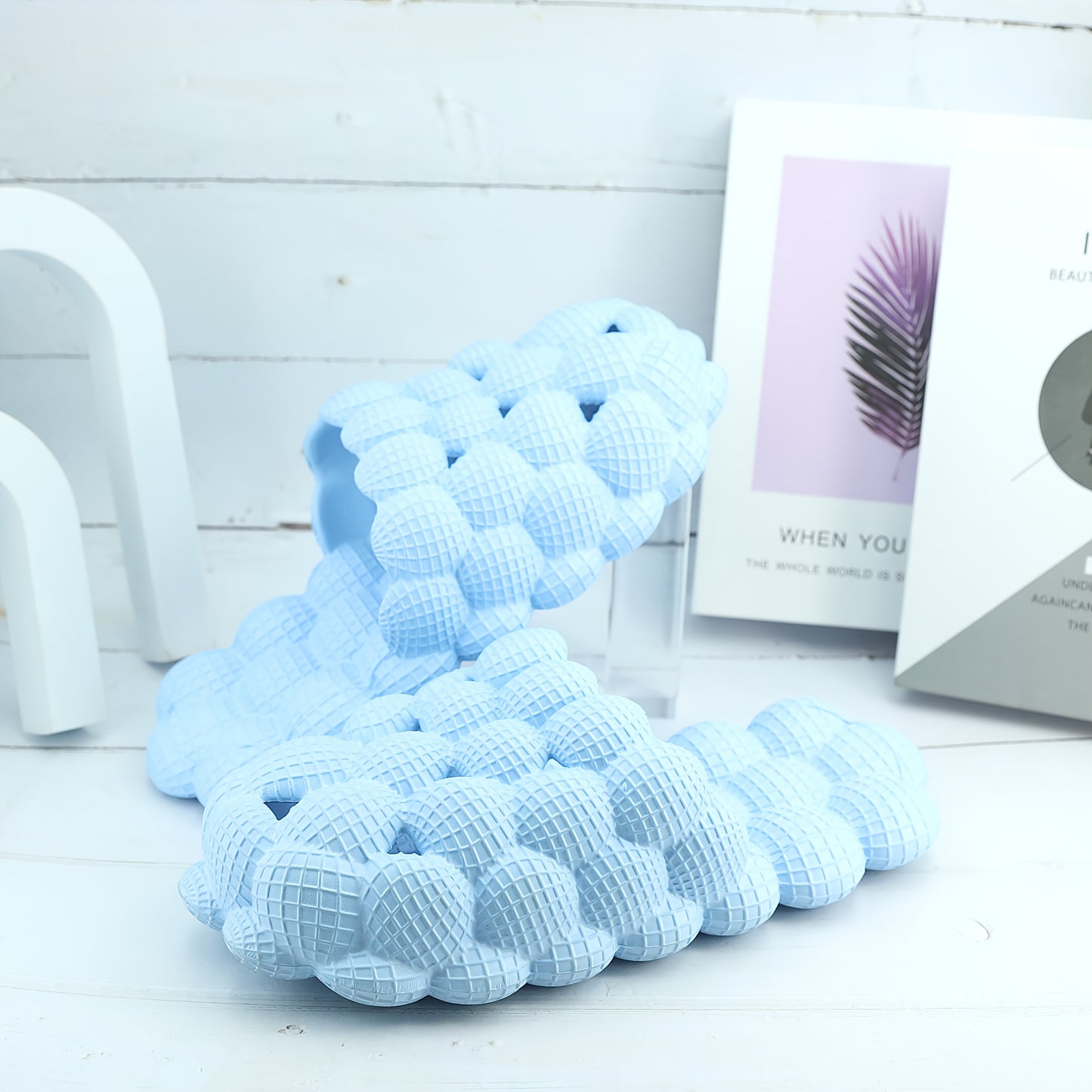 [Popular Choice], Ultra Cushioned Bubble Slides Good Vibrations