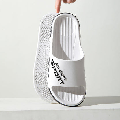 Men'S Casual Summer PVC Slippers - Non-Slip, Wear-Resistant Sole, Comfortable Slip-On Sandals for Outdoor & Indoor Use, Outdoor Footwear | Casual Slipon Shoes | PVC Upper Sandalssuitable for Men & Women