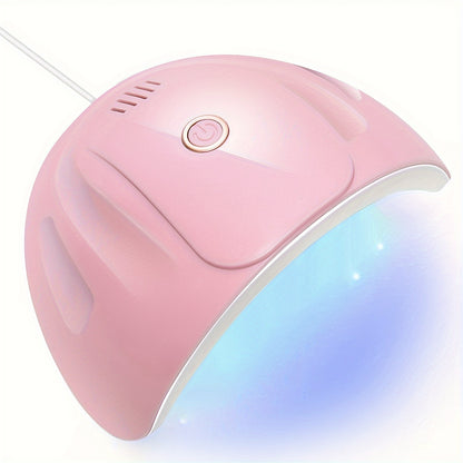 1pc Portable LED Nail Lamp Dryer - Fast Drying, Professional Gel Polish Curing, Compact Design for Home Salon Manicure, Nails Art Tools, Easy to Use, Long-Lasting LED Light, Safe for Fingers Good Vibrations