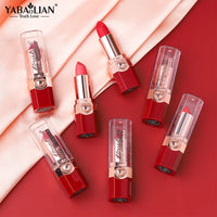 YABAOLIAN Lipstick 12 Colors Lipstick High Pigment Long Lasting Waterprrof Cosmetic Matte Lipstick Good Vibrations