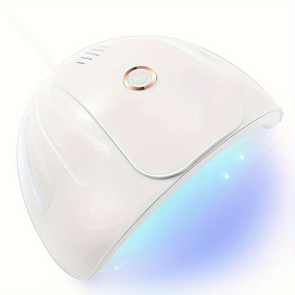 1pc Portable LED Nail Lamp Dryer - Fast Drying, Professional Gel Polish Curing, Compact Design for Home Salon Manicure, Nails Art Tools, Easy to Use, Long-Lasting LED Light, Safe for Fingers Good Vibrations