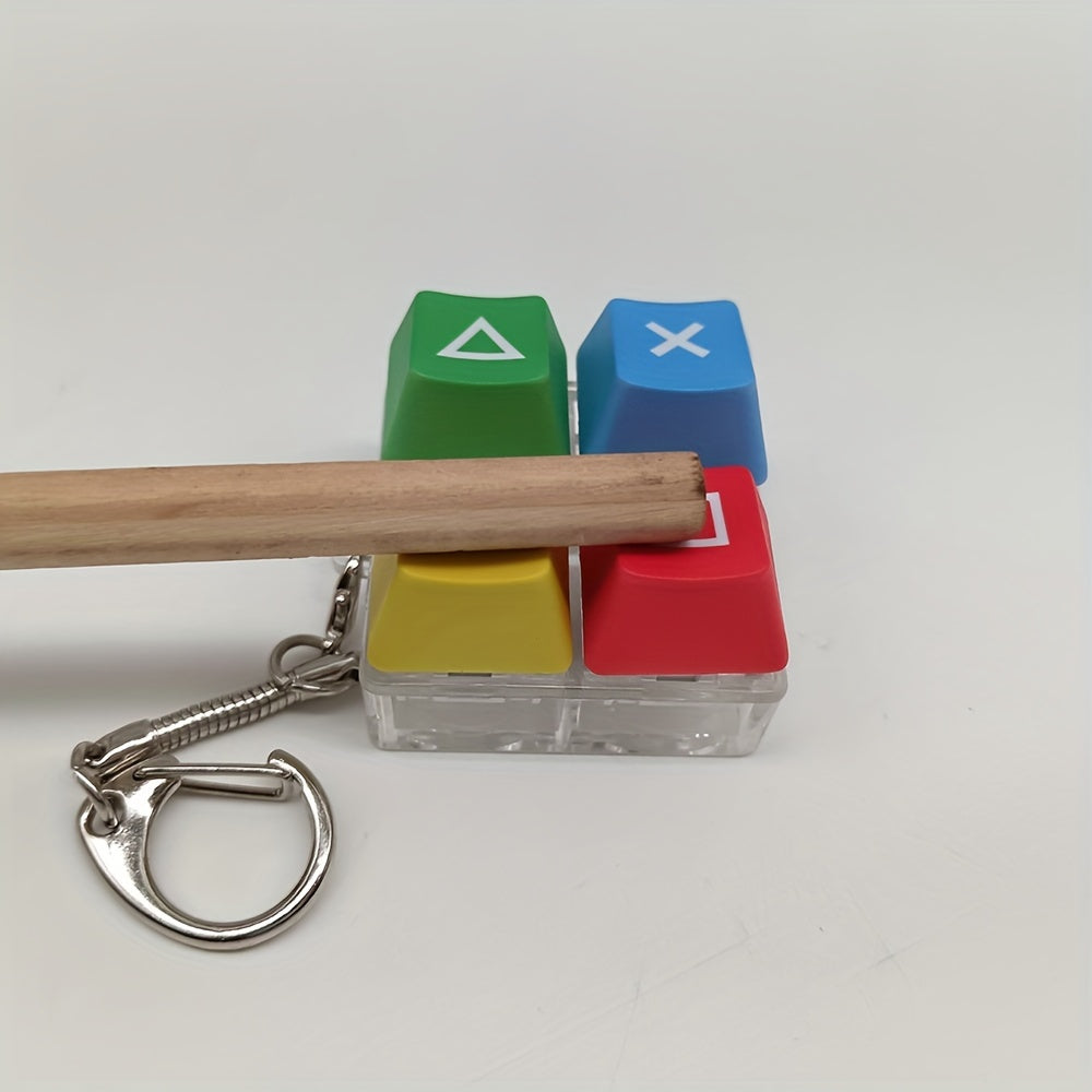 Relaxation Finger Pressure Decompression Mechanical Keyboard Keycaps, Keychains, Key Rings, And Desktop Accessories Good Vibrations