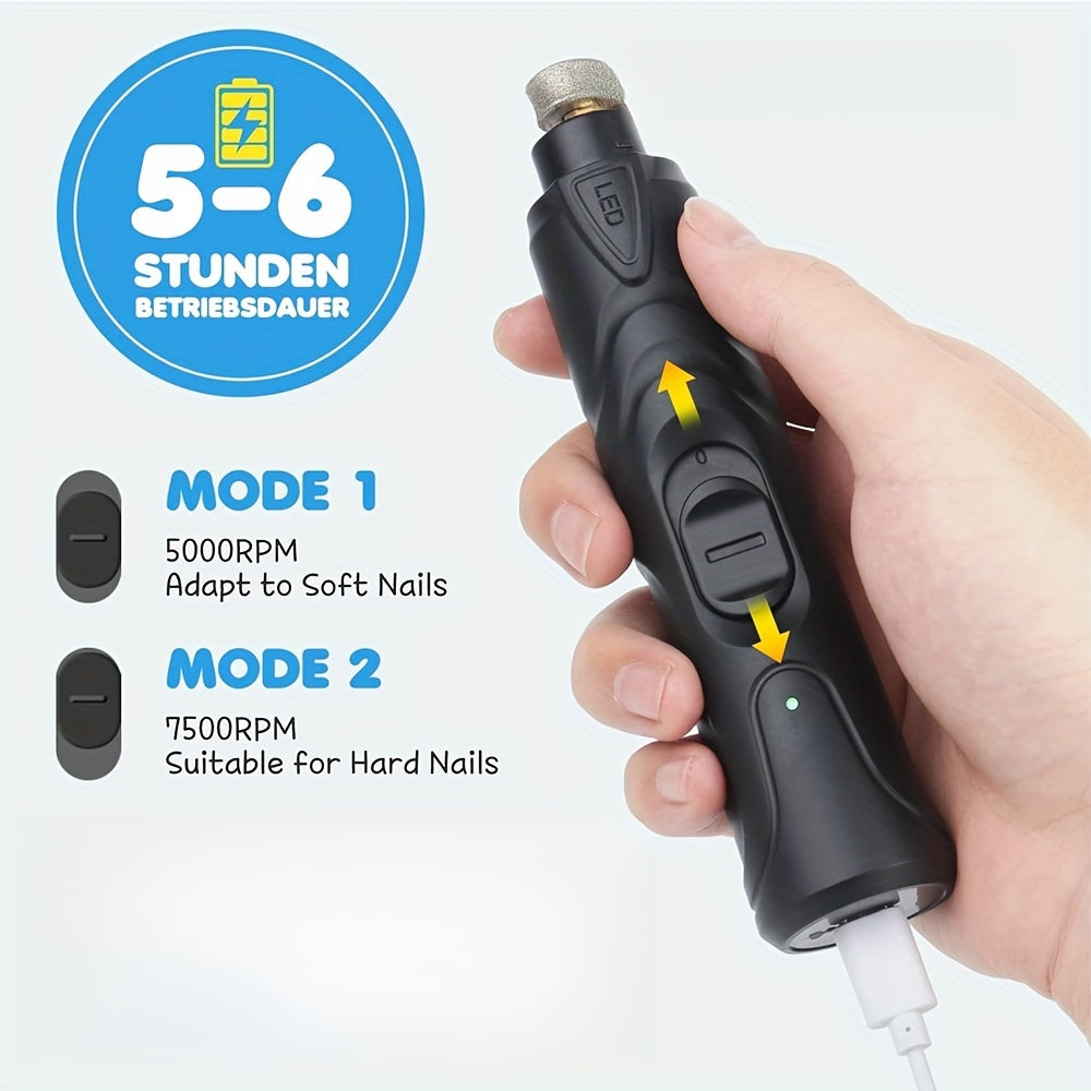 1 Powerful Pet Nail Trimmer - Ultra-Effective Trimming with Advanced Electric Claw Grinder Technology and Safe Nail Clipping - Perfect for Small to Medium-Sized Furry Friends, Long-Lasting Built-in Lithium-Ion Battery, Conven Good Vibrations