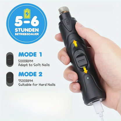 1 Powerful Pet Nail Trimmer - Ultra-Effective Trimming with Advanced Electric Claw Grinder Technology and Safe Nail Clipping - Perfect for Small to Medium-Sized Furry Friends, Long-Lasting Built-in Lithium-Ion Battery, Conven Good Vibrations