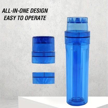 1pc All-in-One Herb Grinder: Smoke Filling Set, Tobacco Grinder, Cigarette Maker - Smoking Accessories Good Vibrations
