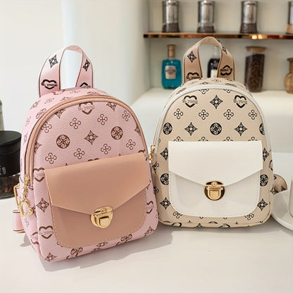Fashionable Trendy Backpack, Daily Commuting Essential Lightweight Backpack, Mobile Phone Leisure Bag, Camera Leisure Bag Good Vibrations