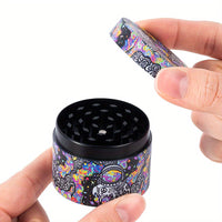 1pc Creative Metal Spice Grinder - Tobacco Grinder with Herb Crusher Function for Kitchen and Household - Perfect Valentine's Day and New Year's Gift Good Vibrations