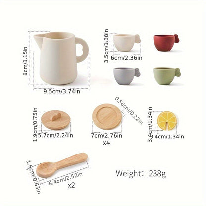 Mixed Color Silicone Tea Playset Good Vibrations