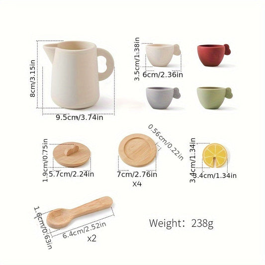 Mixed Color Silicone Tea Playset Good Vibrations