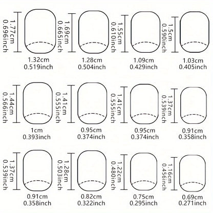 24-Piece Blue Ocean Wave Colorblock Aura Short Square Press-On Nails, Removable Glossy Nail Set for Women and Girls, Fashion Wearable Nail Tips for Fingers and Toes Good Vibrations