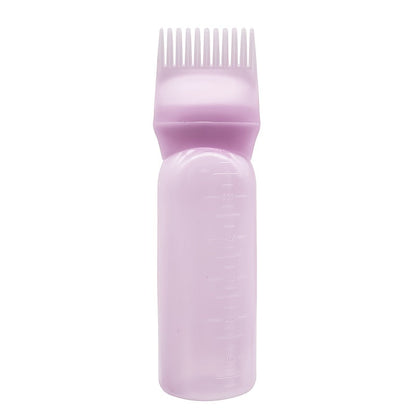 1pc Plastic Dry Cleaning Bottle For Hair Dyeing And Washing Bottle With Graded Thickening Hair Dyeing Bottle For Hair Dyeing Cream Bottle For Perm Good Vibrations