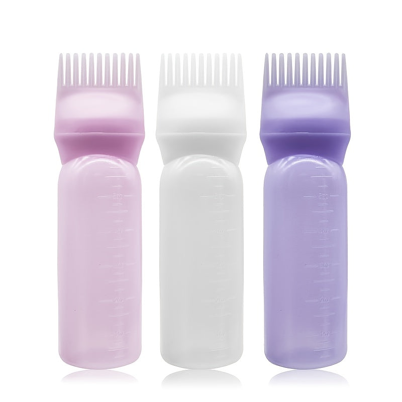 1pc Plastic Dry Cleaning Bottle For Hair Dyeing And Washing Bottle With Graded Thickening Hair Dyeing Bottle For Hair Dyeing Cream Bottle For Perm Good Vibrations