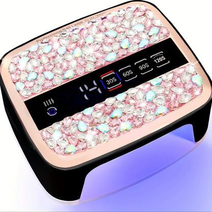 LED Nail Lamp Cordless Rechargeable Light with Shinning, 4 Timer Setting And Tuto Sensor, Professional Gel Polish Acrylic Nail Tools for Home&Salon, Nail Tech Light, Nail Supplies Professional, Light for Gel Nails, Portable N Good Vibrations