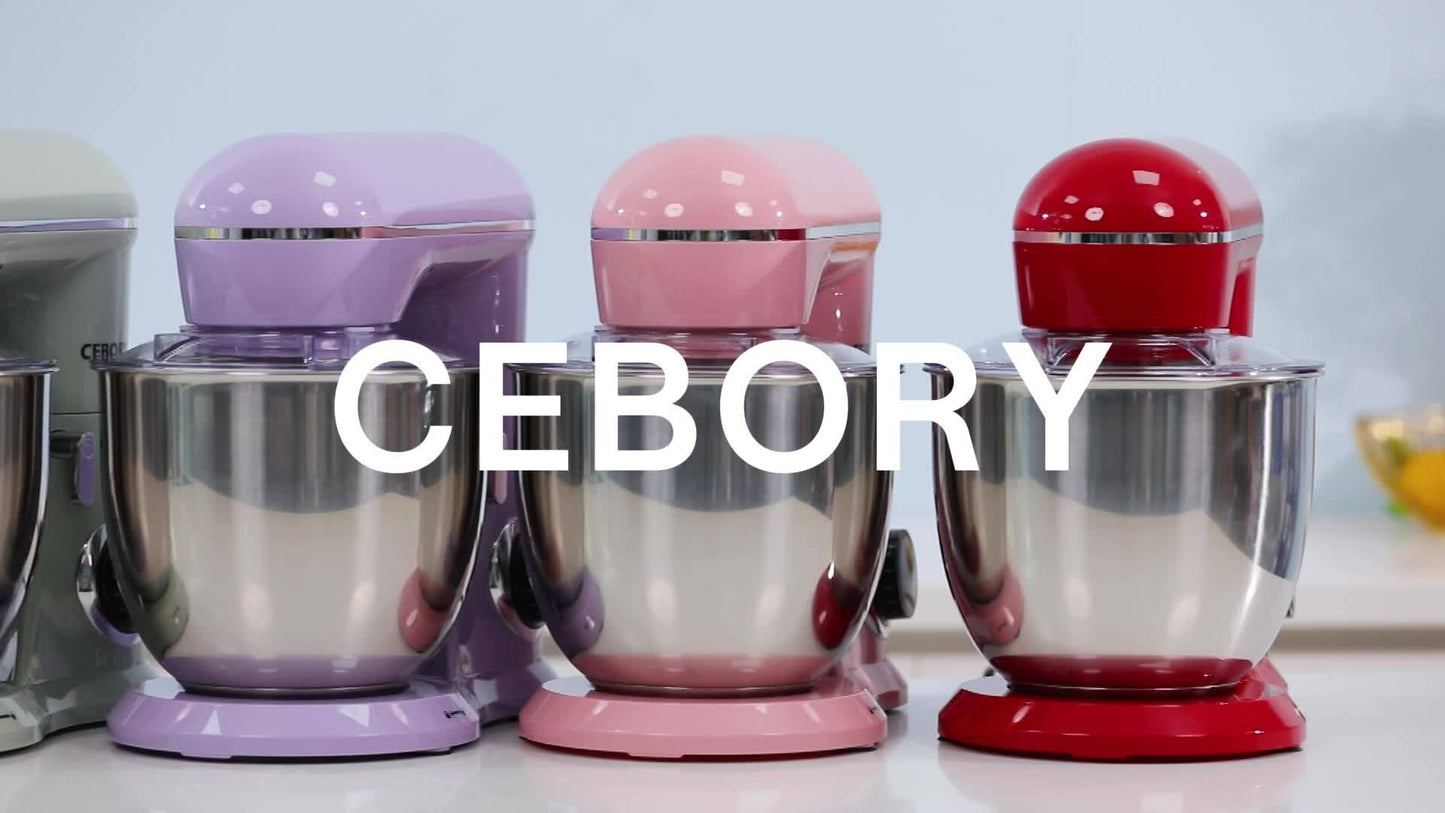 3-IN-1 660W Electric Stand Mixer, 10-Speed with Pulse Button, Attachments Include 6QT Bowl, Dough Hook, Beater, Whisk for Most Home Cooks, Dishwasher-safe, Gifts for Family And Friends, Green, Kitchen Mixer, Mixer for Baking Good Vibrations