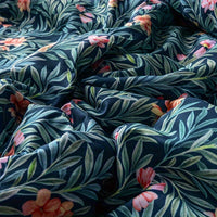 Floral Duvet Cover Set - 3 Piece Set with 2 Pillowcases, 100% Polyester Woven Fabric, Breathable All-Season, Comfortable Soft Sanded Finish, Vibrant Digital Print, Machine Washable, No Comforter or Duvet Insert Included Good Vibrations