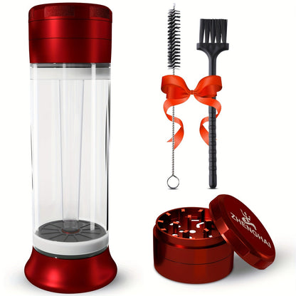 ZHENGHAI 3 In 1 Tobacco Grinder Herb Grinder Multifunctional Cone Loader Rolling Machine Blunt Joint Roller Machine Grinding Filling Storage All in One With Cleaning Brush Good Vibrations