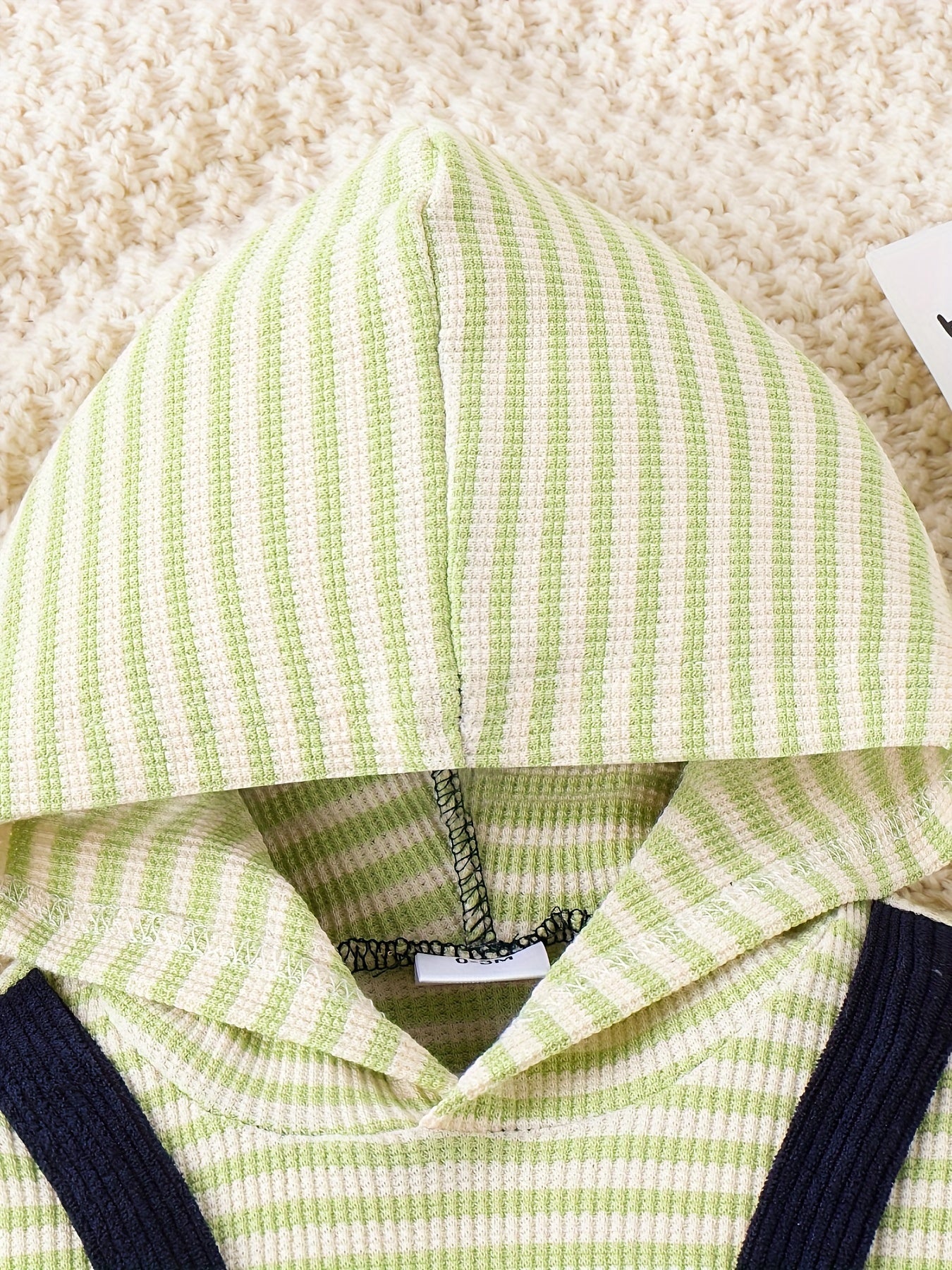 CETEPY Baby Boy Clothes Newborn Hoodie Romper Fall Winter One-piece Outfit Infant Cute Cartoon Clothing Set 0-18 Months Good Vibrations