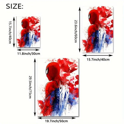 2pcs Spiderman Comic Art Canvas Prints - Vibrant Marvel Movie Wall Art - Ready to Hang, Perfect for Bedroom, Living Room & Corridor Decor - A Dynamic Winter Decoration and Unforgettable Gift Idea Good Vibrations