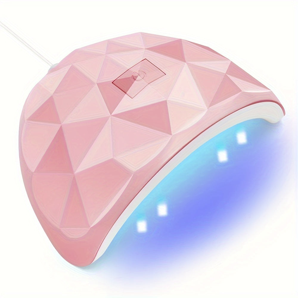 1pc Portable LED Nail Lamp Dryer - Fast Drying, Professional Gel Polish Curing, Compact Design for Home Salon Manicure, Nails Art Tools, Easy to Use, Long-Lasting LED Light, Safe for Fingers Good Vibrations