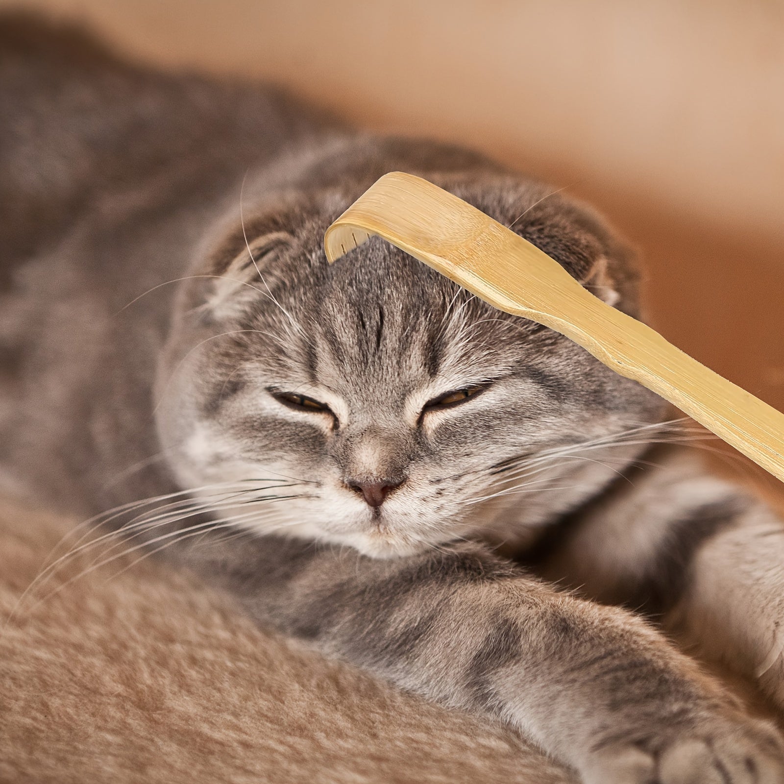 3pcs 18.3 inch Bamboo Back Scratcher with Long Handle, Portable Novel Gifts Good Vibrations