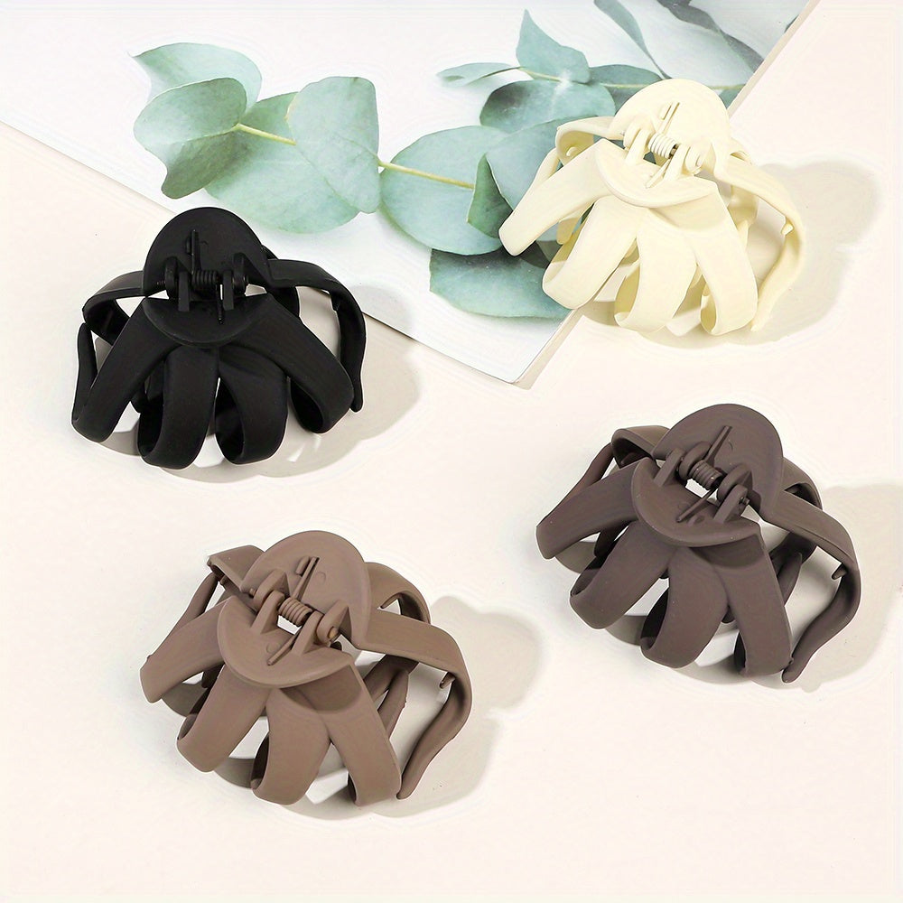 9pcs/4pcs/1pc Frosted Octopus Hair Clip Good Vibrations