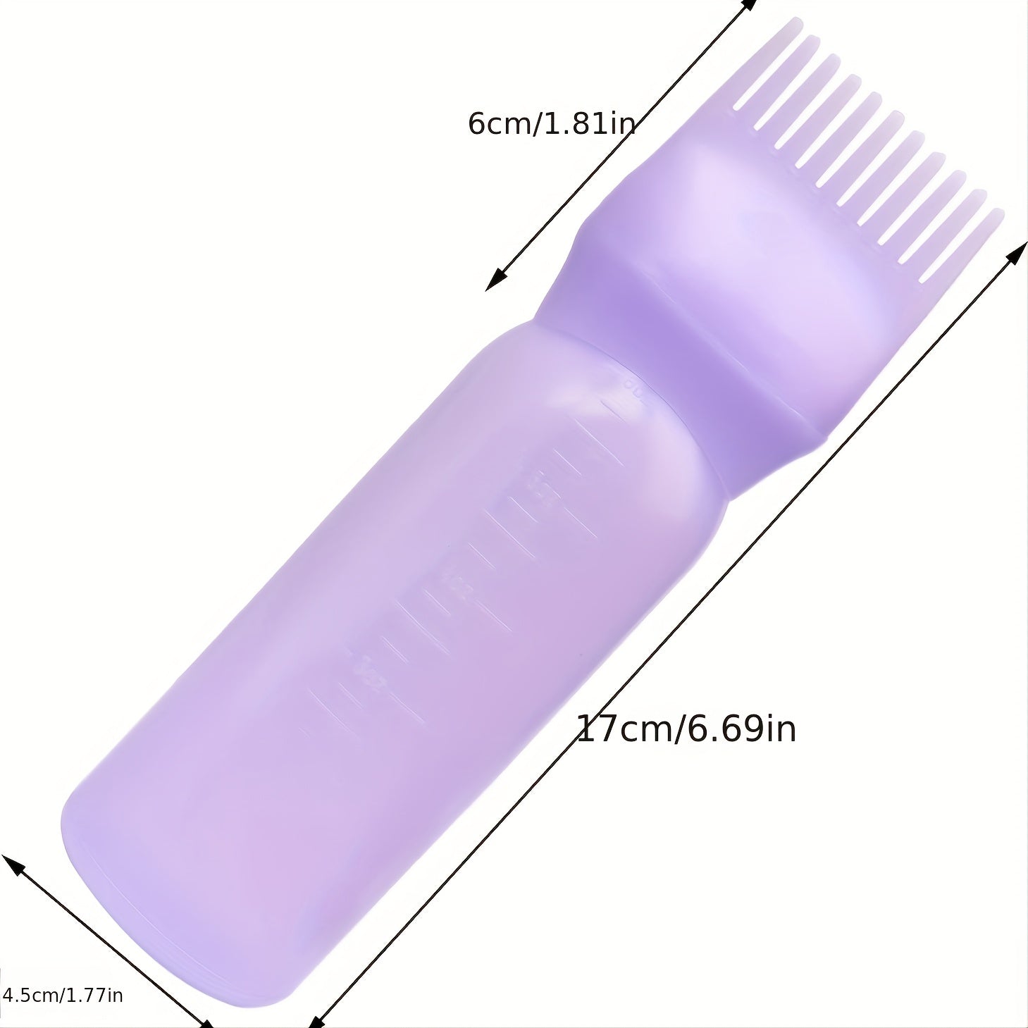 1pc Plastic Dry Cleaning Bottle For Hair Dyeing And Washing Bottle With Graded Thickening Hair Dyeing Bottle For Hair Dyeing Cream Bottle For Perm Good Vibrations