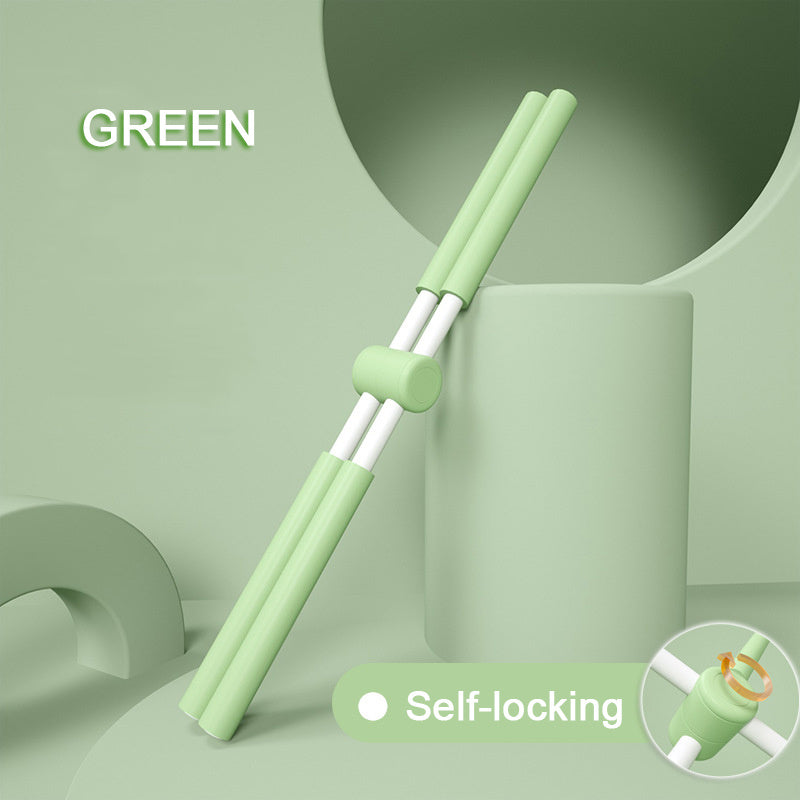 Yoga Body Stick for Posture Correction, Shoulder and Neck Relief, and Open Back Training - Improve Flexibility and Balance with this Versatile Fitness Tool Good Vibrations