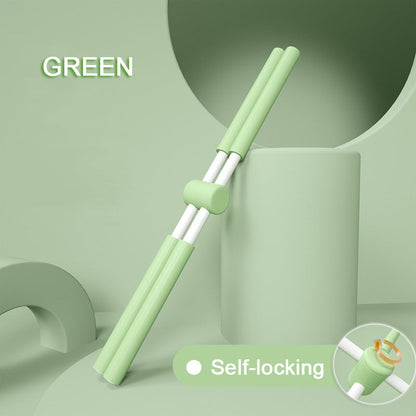 Yoga Body Stick for Posture Correction, Shoulder and Neck Relief, and Open Back Training - Improve Flexibility and Balance with this Versatile Fitness Tool Good Vibrations