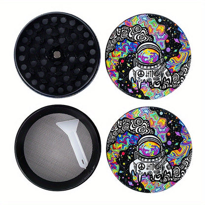 1pc Creative Metal Spice Grinder - Tobacco Grinder with Herb Crusher Function for Kitchen and Household - Perfect Valentine's Day and New Year's Gift Good Vibrations