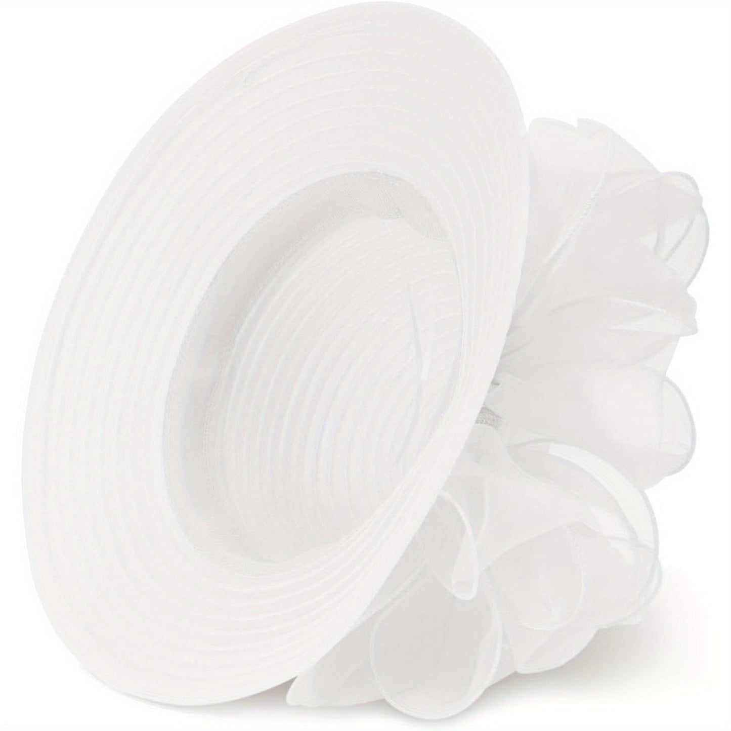 Women Lightweight Breathable Derby Church Dress Cloche Bowler Hats Cocktail Tea Party Wedding Bridal Hat with Bow Knot Good Vibrations