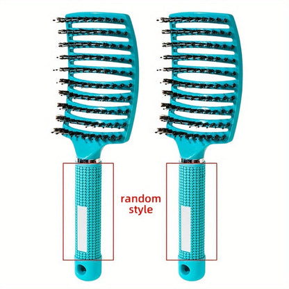 1pc Magic Scalp Massage Hair Brush for Women - Professional Detangling Tool for Wet Curly Hair - Hairdressing Tool, Detangling Brush, Ergonomic Handle, Durable Bristles, Salon Professionals, Styling Accessory, Sleek Design, S Good Vibrations