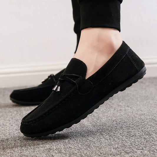 Men's loafers men's casual shoes, Korean style trendy cloth shoes, loafers, 2020 New Good Vibrations