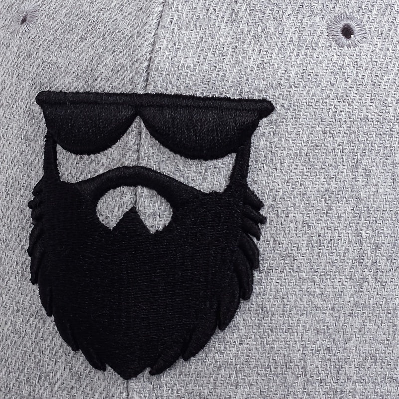 Ideal Choice for Gifts Men's Casual Embroidered Beard Baseball Cap Good Vibrations
