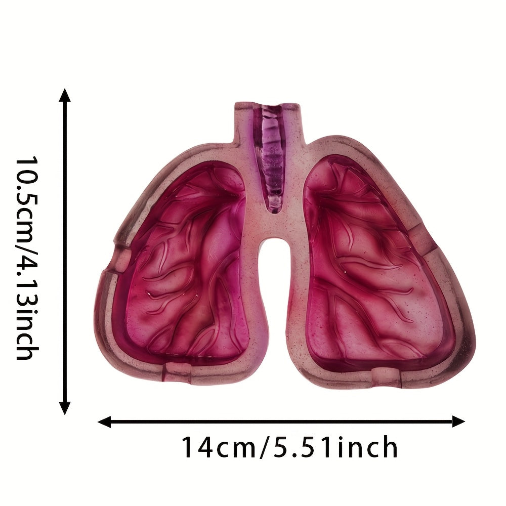 Room Decor 1pc Artistic Lung-Shaped Resin Ashtray, Creative Home Office Decorative Gift, Smoking Room Accessory Good Vibrations Adult Super Store
