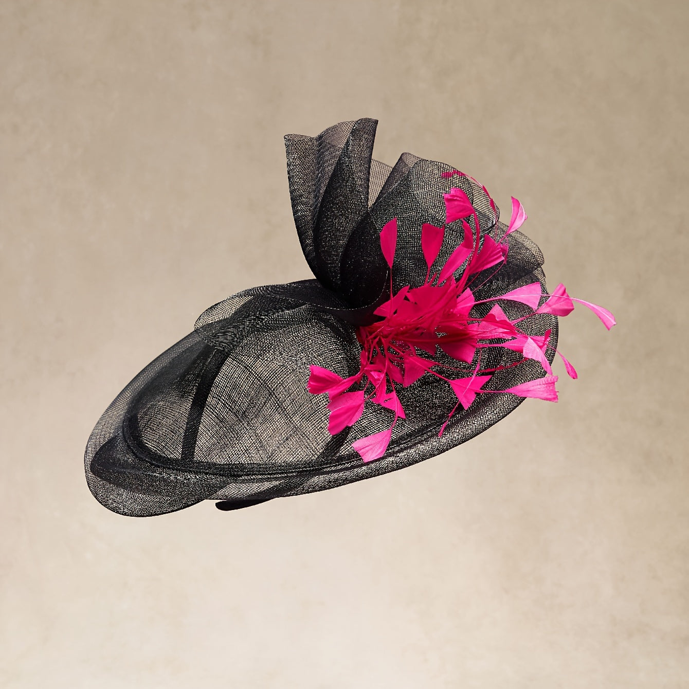 Fascinator Hat Veil Feather Fascinators Hair Clip Tea Party Pillbox Derby Hat Fascinator Bridal Wedding Veil A-black Good Vibrations